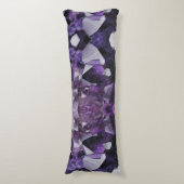 スピリットクォーツホリスティックヒーリングパープルアメジスト ボディピロー (正面縦)