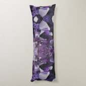 スピリットクォーツホリスティックヒーリングパープルアメジスト ボディピロー (裏面 (縦))