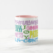 スピリットクリスチャンコーヒーマグの果実 マグカップ (中央)