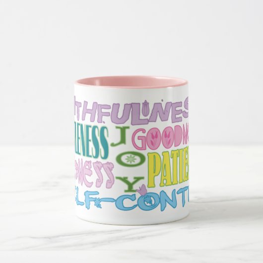 スピリットクリスチャンコーヒーマグの果実 マグカップ (中央)