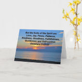 スピリットグリーティングカードの日の出の果実 カード (黄色い花)