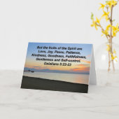 スピリットグリーティングカードの美しい果実 カード (黄色い花)