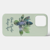 スピリットグリーンサークルロータスフラワーナム妙法蓮華 Case-Mate iPhoneケース (裏面 (横))