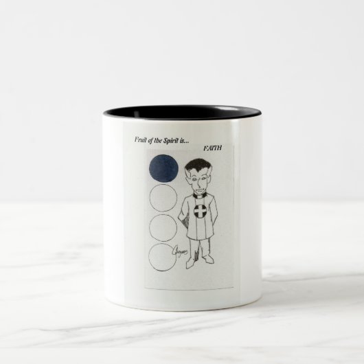 スピリットコーヒーカップの果実 ツートーンマグカップ (中央)