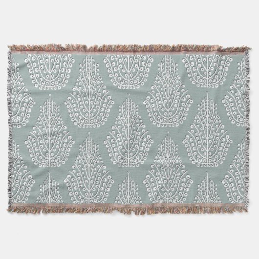 スピリットシルバーホワイト スローブランケット (正面)