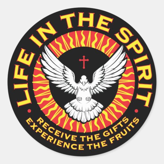 スピリットスティッカーの生活 ラウンドシール (正面)