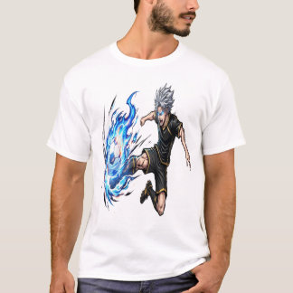 スピリットストライカー ブルーエネルギー アニメ サッカー OC Tシャツ