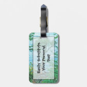 スピリットツリーレイクスーペリア簡単IDパーソナル ラゲッジタグ (裏面縦)