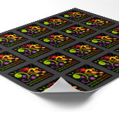 スピリットデカップコラージタイルシートの果実 ポスター (角)