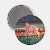 スピリットドリーム絵を描馬 マグネット (正面/裏面)