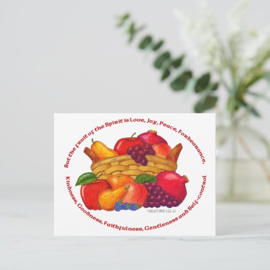 スピリットハガキの実感動的績 ポストカード (スタンド正面)