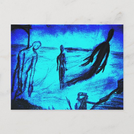 スピリットハガキの死 ポストカード (正面)