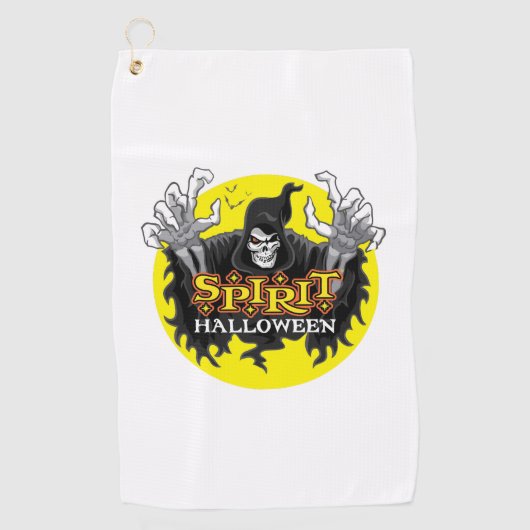 スピリットハロウィン ゴルフタオル (正面)