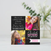 スピリットバナー2枚の写真卒業 招待状 (スタンド正面)