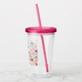 スピリットピンクフローラ アクリルタンブラー (左)