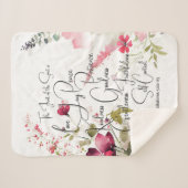 スピリットピンクフローラ シェルパブランケット (正面(横))