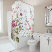 スピリットピンクフローラ シャワーカーテン (インサイチュ)