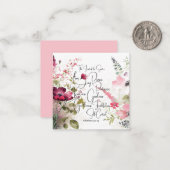 スピリットピンクフローラ ノートカード (正面/裏面インサイチュ)