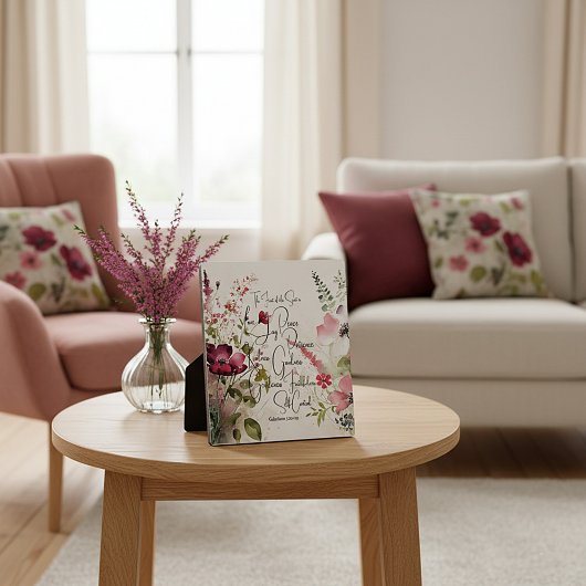 スピリットピンクフローラ フォトプラーク