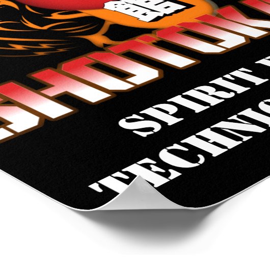 スピリットファースト技セカンドショトカンタイガー ポスター (角)