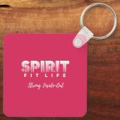 スピリットフィット感じライフのホイールキーチェーン キーホルダー (裏面)