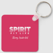 スピリットフィット感じライフのホイールキーチェーン キーホルダー (裏面)