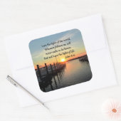 スピリットフィルドジョン8;12聖なる書物、 経典デザイン スクエアシール (封筒)