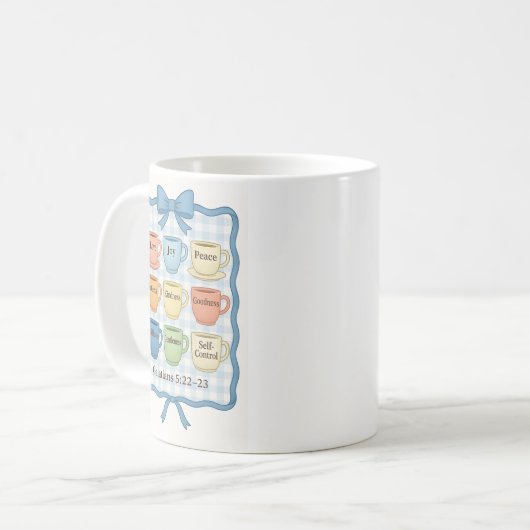 スピリットブルーの果実 コーヒーマグカップ (正面左)