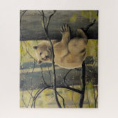 スピリットベアパズルパーソナライズされたカーモードベアゲーム ジグソーパズル (縦)