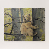 スピリットベアパズルパーソナライズされたカーモードベアゲーム ジグソーパズル (横)