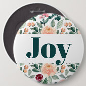 スピリットボタンのフルーツ – Joy 缶バッジ (正面&裏面)