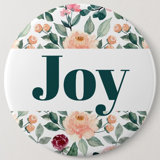 スピリットボタンのフルーツ – Joy 缶バッジ (正面)