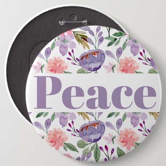 スピリットボタンのフルーツ – Peace 缶バッジ (正面&裏面)