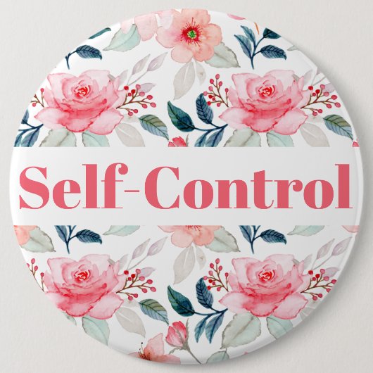 スピリットボタンの果実 – Self-Control 缶バッジ (正面)
