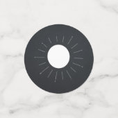 スピリットボードシアルブラック&ホワイトハロウィーン コンフェッティ (スモール正面)