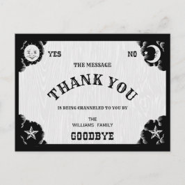 スピリットボードハロウィーンありがとうはがき ポストカード