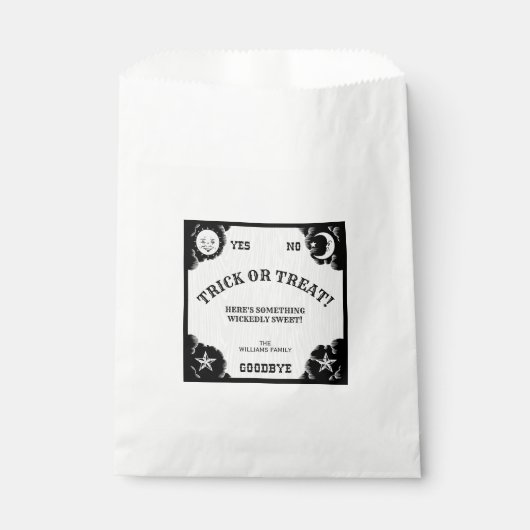 スピリットボードハロウィーンのお気に入りバッグ フェイバーバッグ (正面)