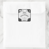 スピリットボードハロウィーンステッカー スクエアシール (バッグ)