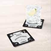 スピリットボードハロウィーン紙コースター スクエアペーパーコースター (インサイチュ)