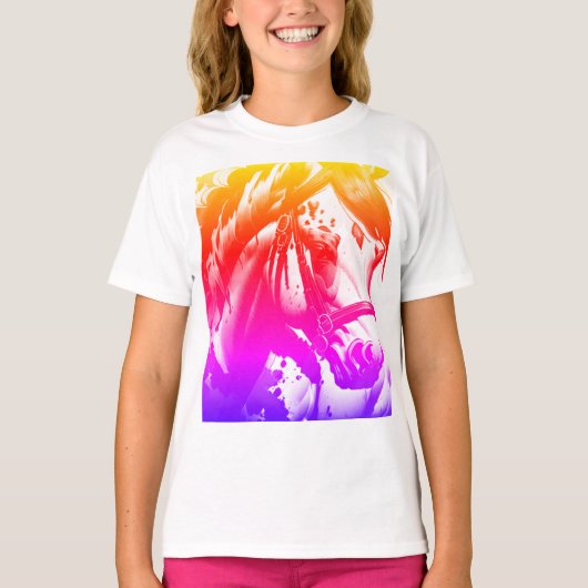 スピリットポニー1レインボー Tシャツ (正面)