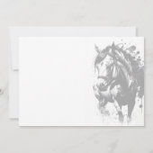 スピリットポニー1誕生日招待状 招待状 (裏面)