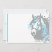 スピリットポニー12誕生日招待状 招待状 (裏面)