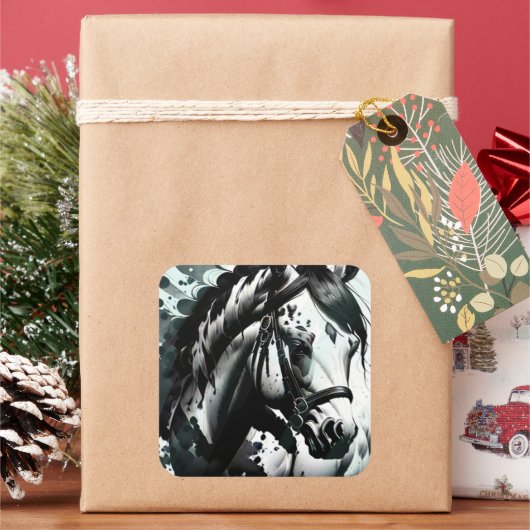 スピリットポニー1 スクエアシール (クリスマス)