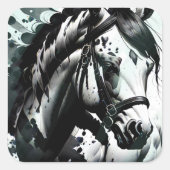 スピリットポニー1 スクエアシール (正面)