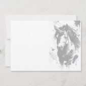 スピリットポニー2誕生日招待状 招待状 (裏面)