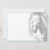 スピリットポニー20誕生日招待状 招待状 (裏面)