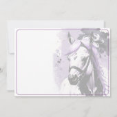 スピリットポニー26誕生日招待状 招待状 (裏面)