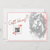 スピリットポニー36誕生日招待状 招待状 (裏面)