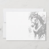 スピリットポニー9誕生日招待状 招待状 (裏面)