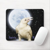 スピリットレイヴン野生生物バードラバーファンタジーアート マウスパッド (マウス)